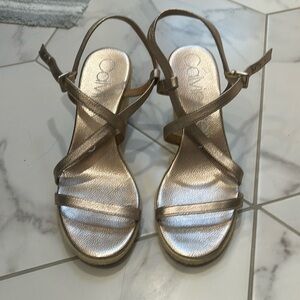 Calvin Klein wedge sandals